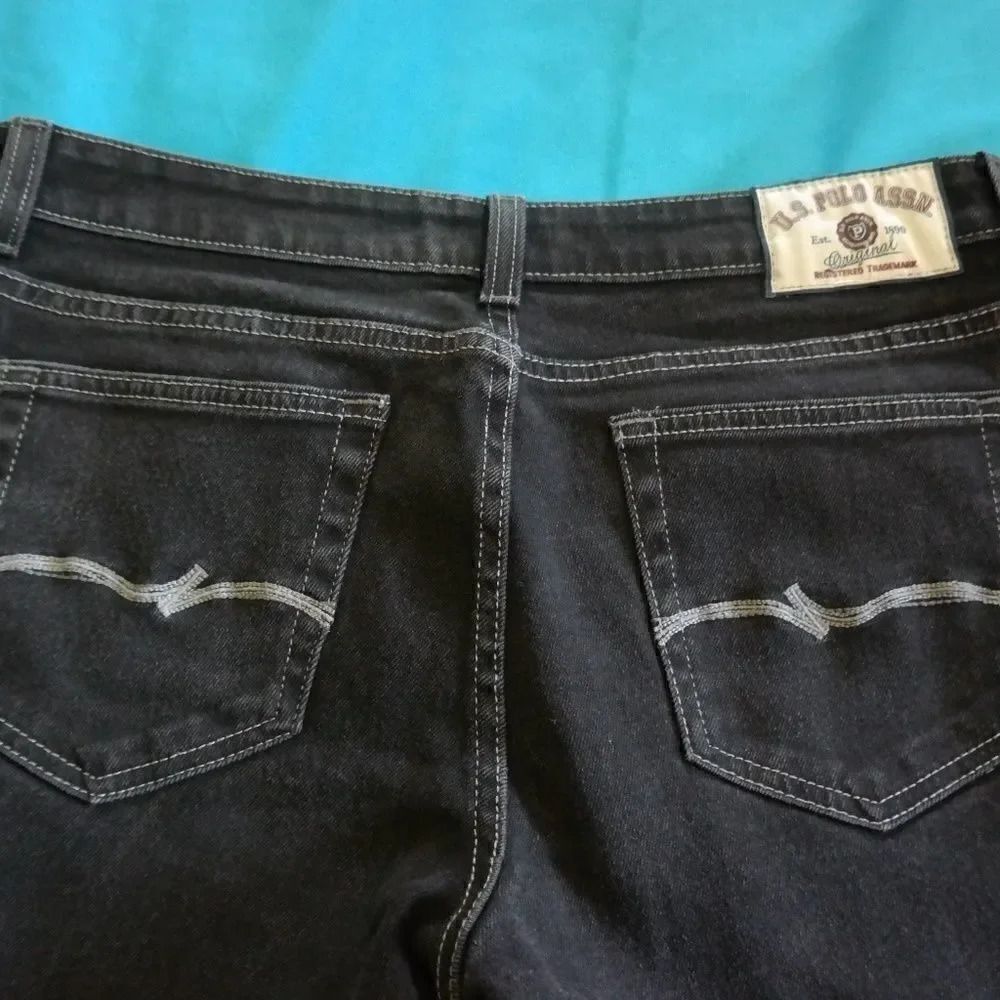U&.S. Polo Assn Black Jeans J44